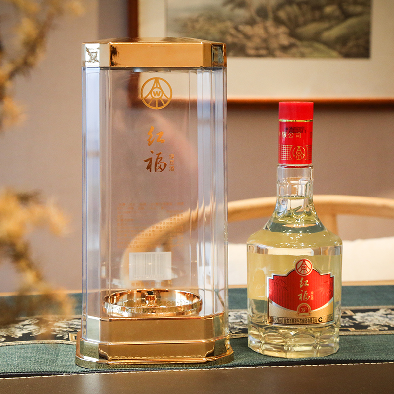 红福五粮液仙林生态酒业 红福绿豆酒 纯粮优级白酒52度500ml