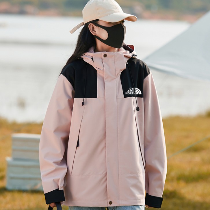 DYNAMIC NORTH/动感北面冲锋衣三合一户外登山旅游外套男女生夹克