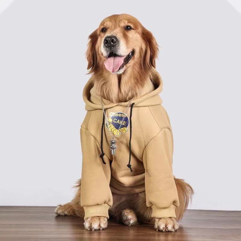 大型犬狗狗衣服秋冬款保暖金毛拉布拉多萨摩耶防掉毛冬款衣服潮牌
