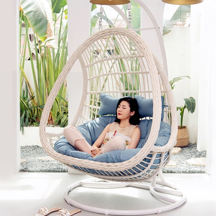 秋千吊椅吊篮摇椅藤椅摇篮室内家用双人类狗窝户外阳台懒人椅躺椅