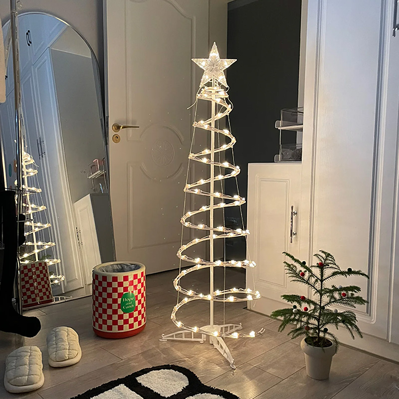 圣诞节装饰品ins风发光圣诞树场景布置拍摄道具氛围饰品装扮摆件