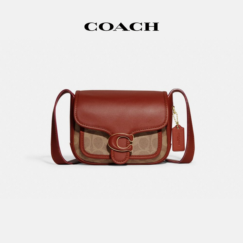 【小小莎专属】COACH/蔻驰 时尚经典标志TABBY 19号信使包单肩包