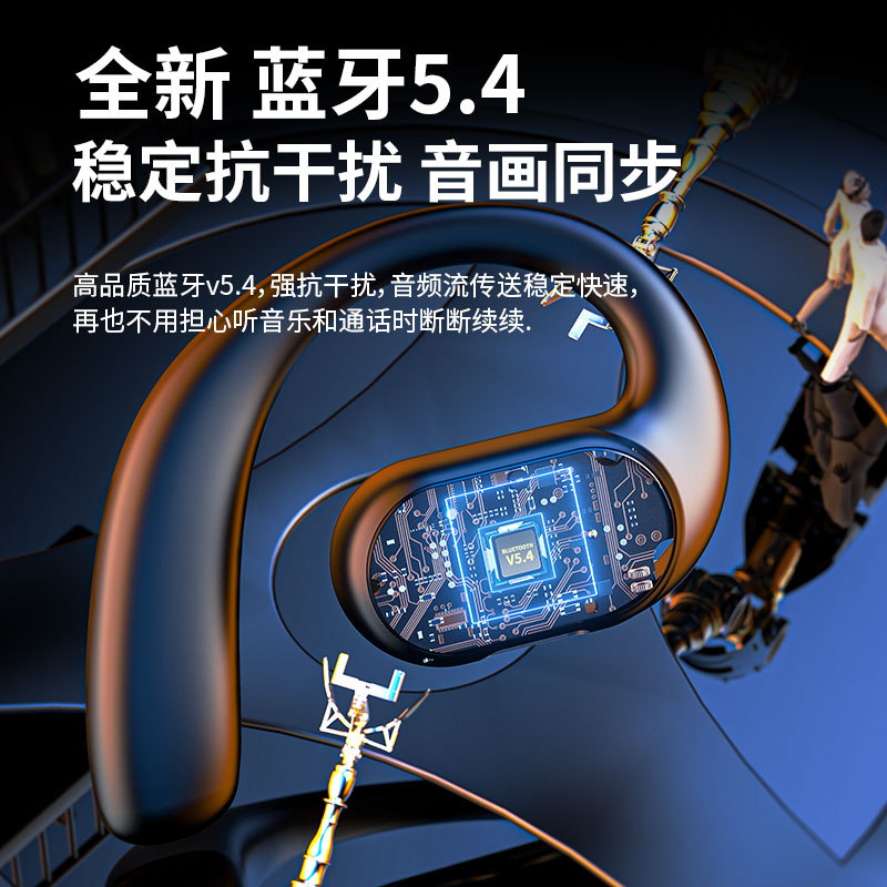 包邮【福利品】新品首发双喇叭大动圈沉寂式音效右耳单只装蓝牙耳机