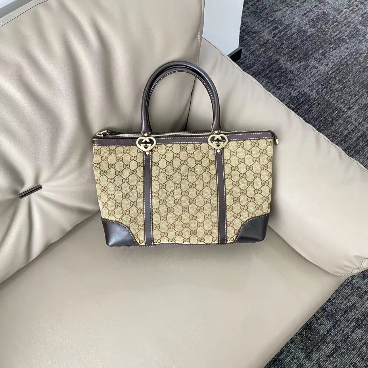 95新 GUCCI/古驰 大有/古驰托特单肩包/bx0146