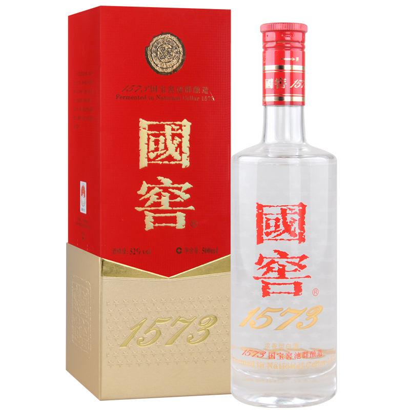 LUZHOU/泸州 国窖1573 浓香型白酒  原厂礼盒装宴请酿造52度500ml