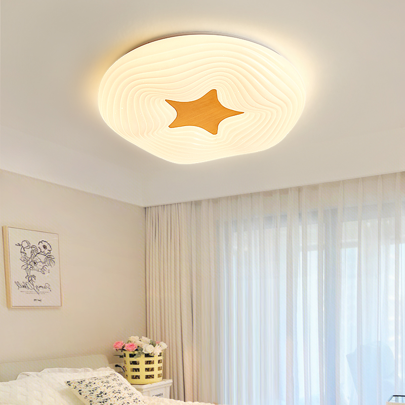 卧室灯2023年新款海洋之星主卧现代简约房间圆形阳台过道led餐厅