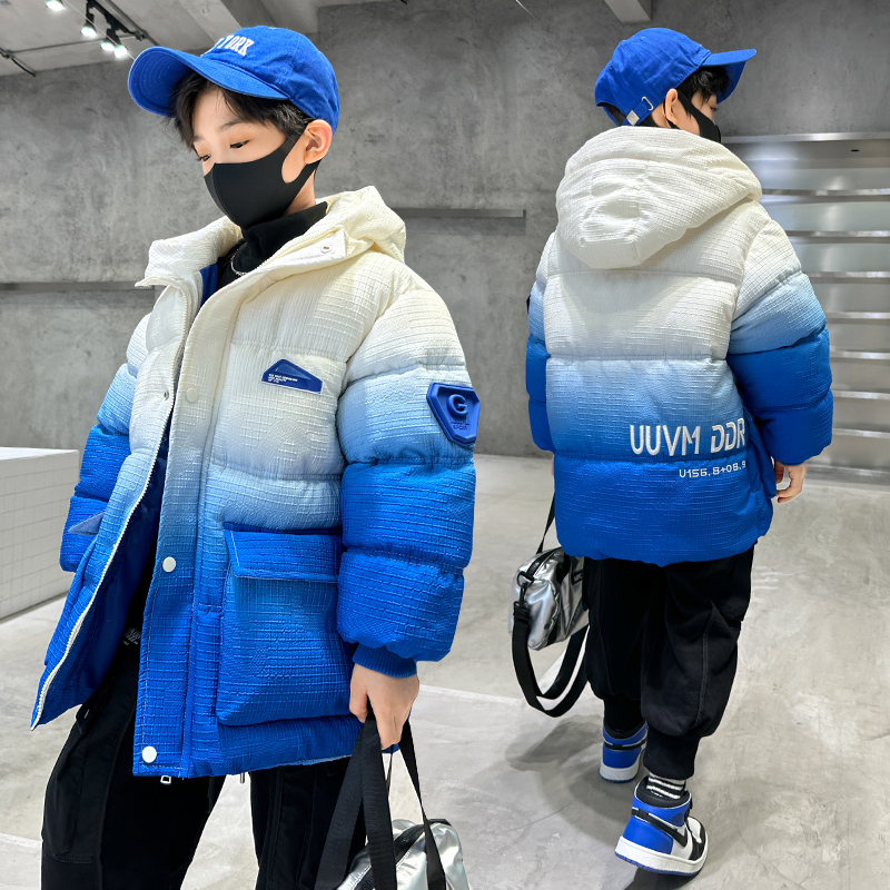 儿童棉服外套冬季2023新款儿童加厚男孩大童炸街棉衣袄子保暖冬装