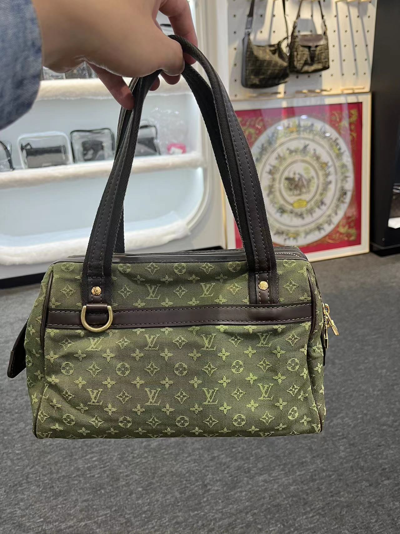 95新 LouisVuitton/路易威登 大有/LV 丹宁手提/HZ0078
