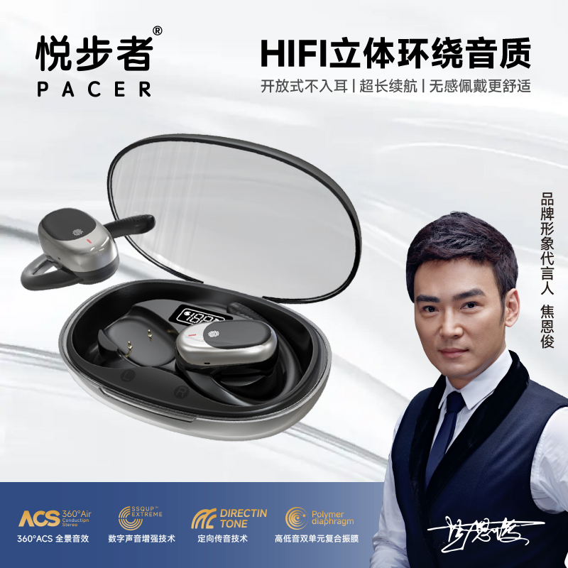 【焦恩俊同款】9D环绕OWS开放式商务耳机 久戴不痛保护听力超长续航商品图