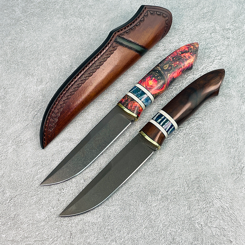 【無限】大马士革乌兹钢 猛犸臼齿 牛骨 沙漠铁木 固化木 小猎刀