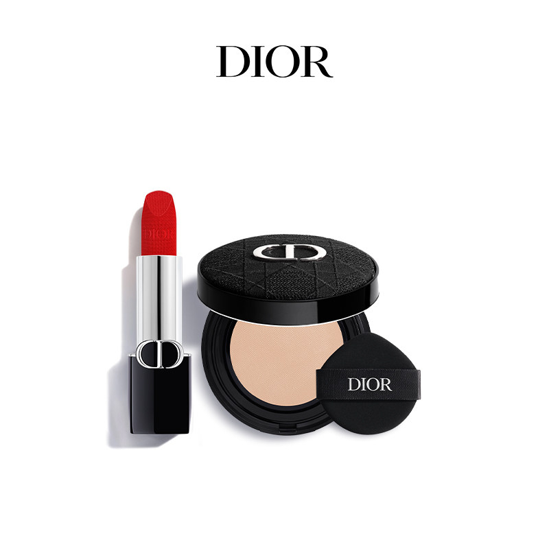 Dior迪奥锁定红唇礼盒 720 口红 持妆气垫