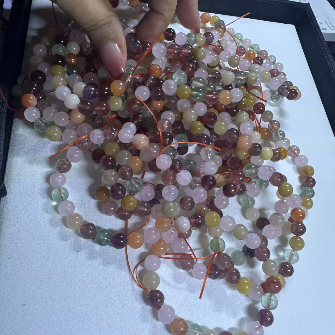 天然水晶多宝手串—卡8mm-多样性发一