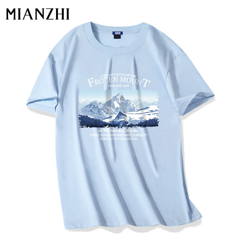 棉致MIANZHI冰丝速干t恤男夏季薄款短袖透气休闲半袖运动体恤衫商品图