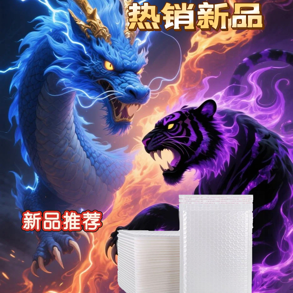 y8【正品保证】2025新升 级包装加大加厚白色专 用自封袋防水防潮