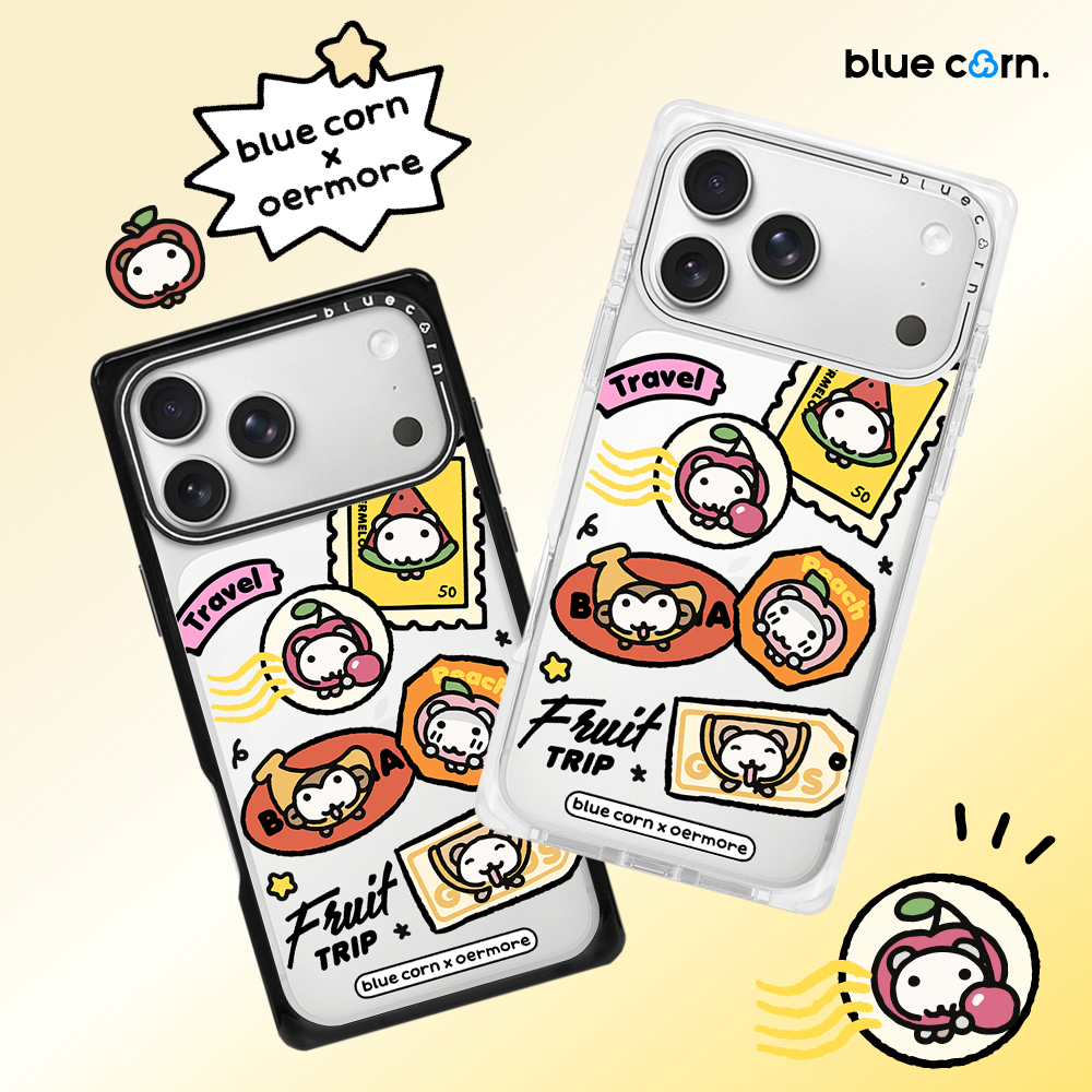 Bluecorn联名朱小仓水果旅行适用于iPhone17/16/15ProMax手机壳
