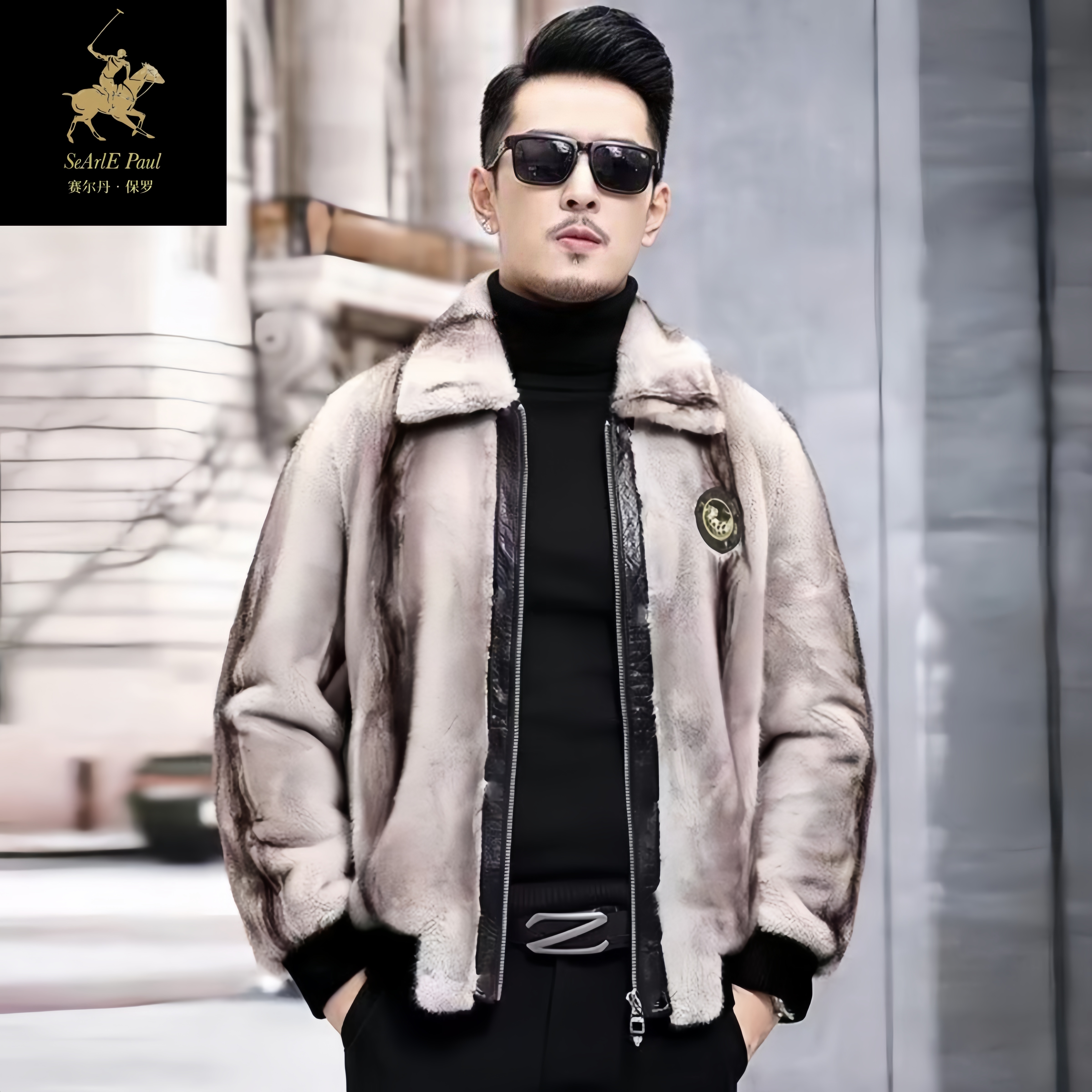 【安总专属】SeArlE Paul/赛尔丹保罗新款冬季轻奢商务行政外套A039