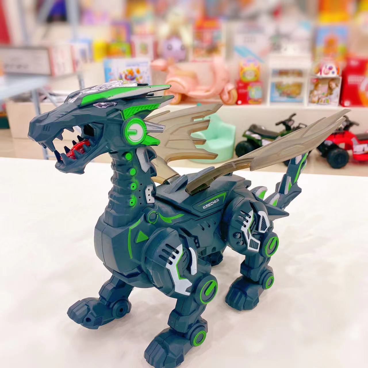 新款恐龙玩具小飞龙牵绳玩具（款式混发 自备电池）【电商包装】