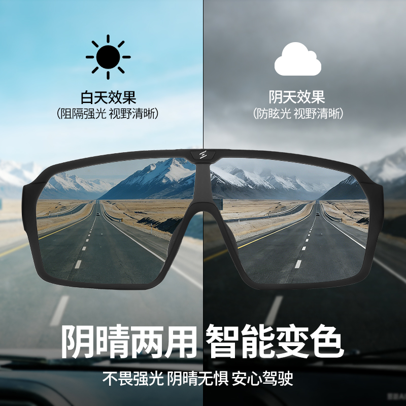 ZIPPO偏光套镜日用近视变色驾驶防远光灯高清钓鱼可戴太阳镜798商品图