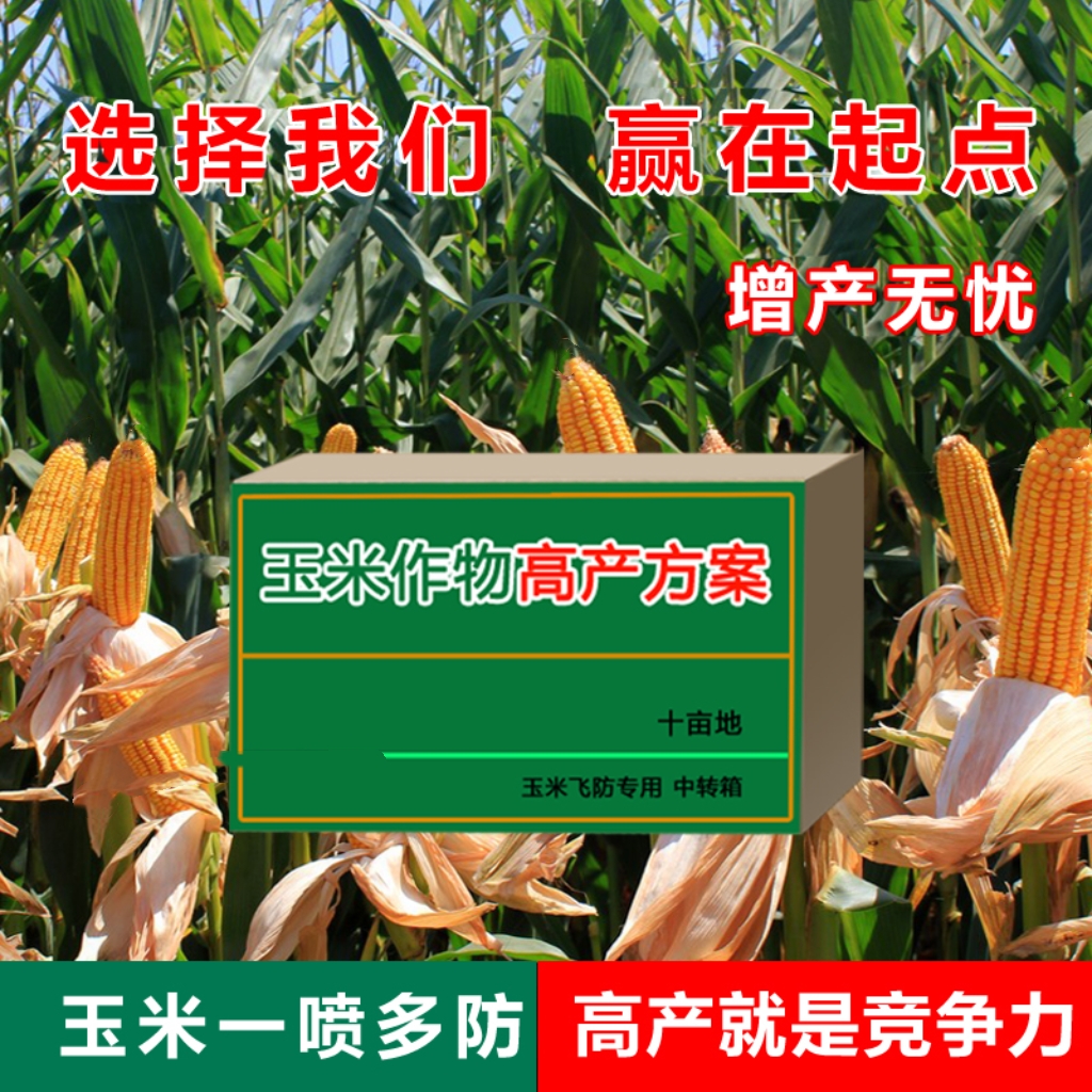 玉米增产增收第三遍 可飞防 可加其他叶面肥