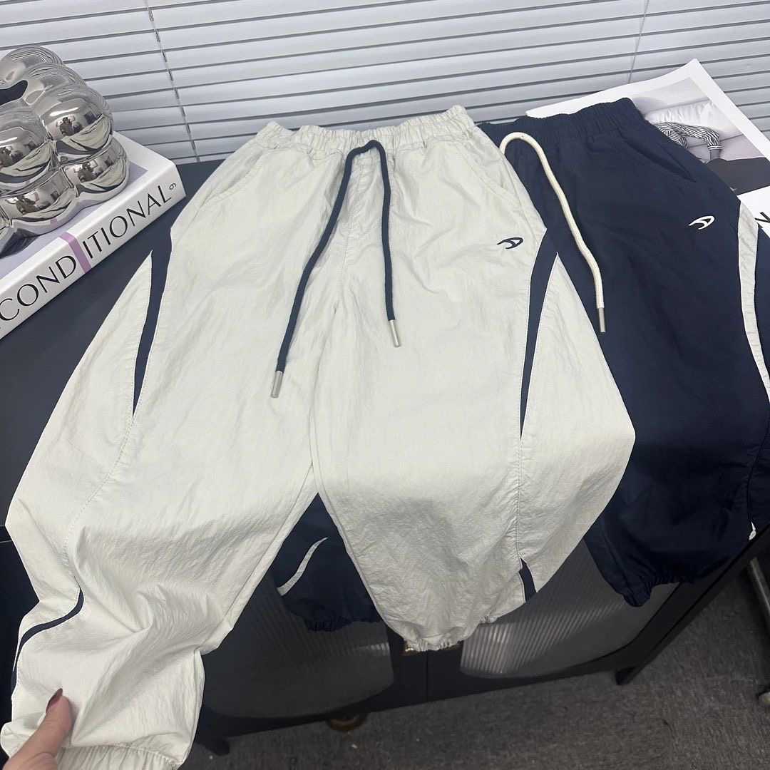 100%纯棉初秋开学季儿童休闲裤子男女童宽松运动裤中大童韩版童装