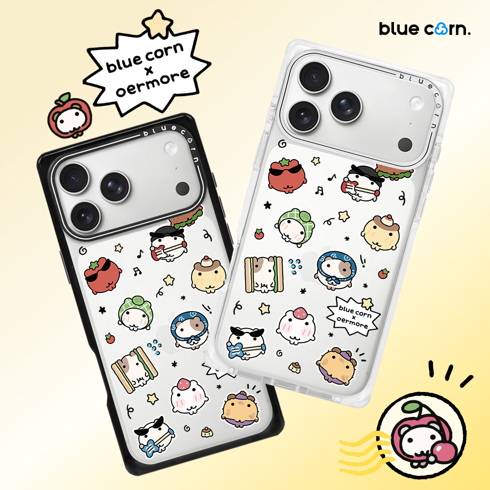 Bluecorn联名朱小仓小贴纸适用于iPhone17/16/15ProMax手机壳