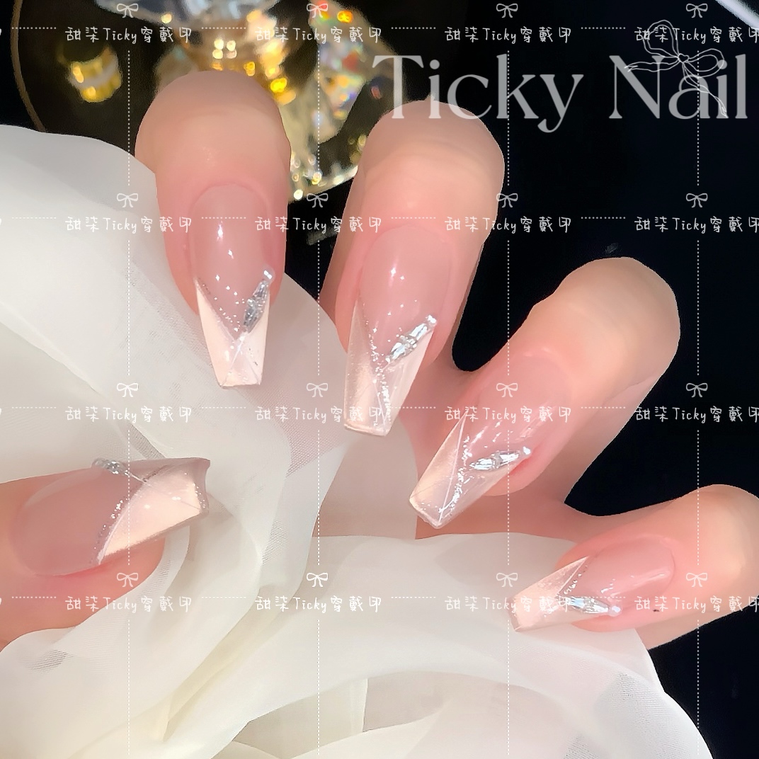 【芭蕾少女】轻奢系列日常使用高级感满满手工穿戴甲