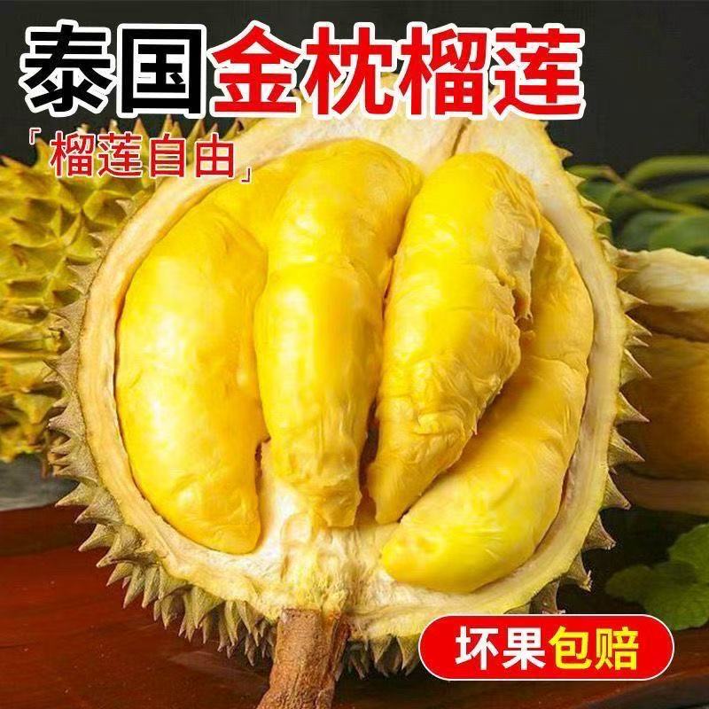 【海吉星专属】泰国树熟金枕榴莲A+果新鲜软糯香甜干包核小大黄肉3-10斤（顺丰次日达）榴莲同城送金枕泰国东部
