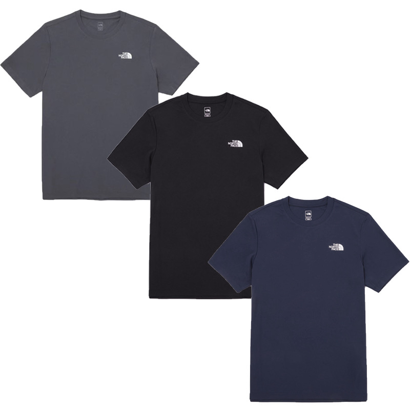 速干纯色男女小LOGO短袖半截袖