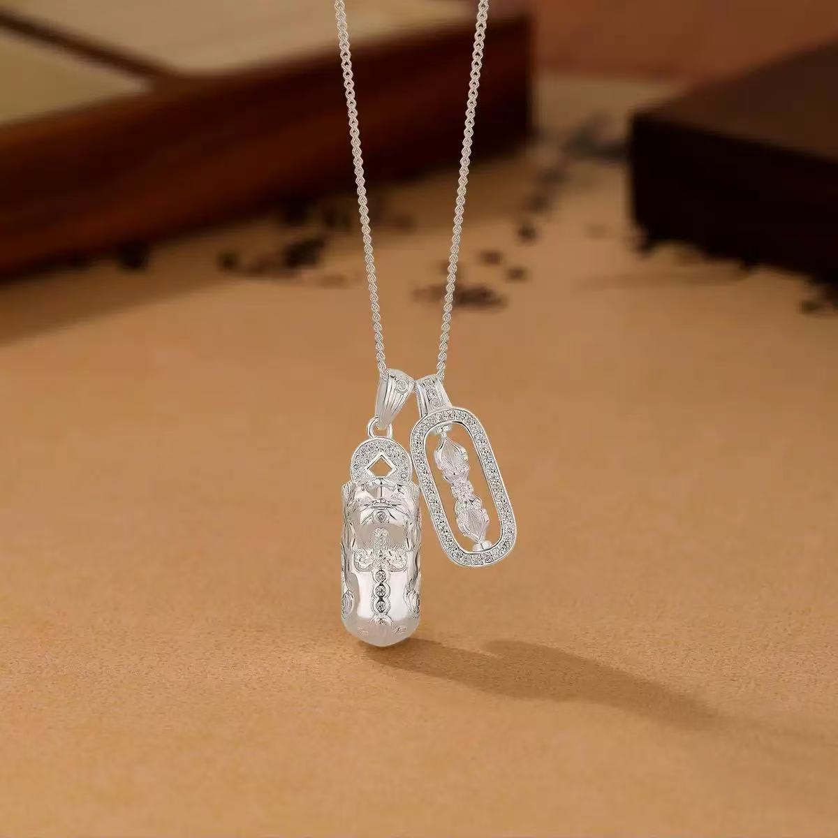 066纯银999貔貅吊坠项链 时尚高级送妈妈送闺蜜