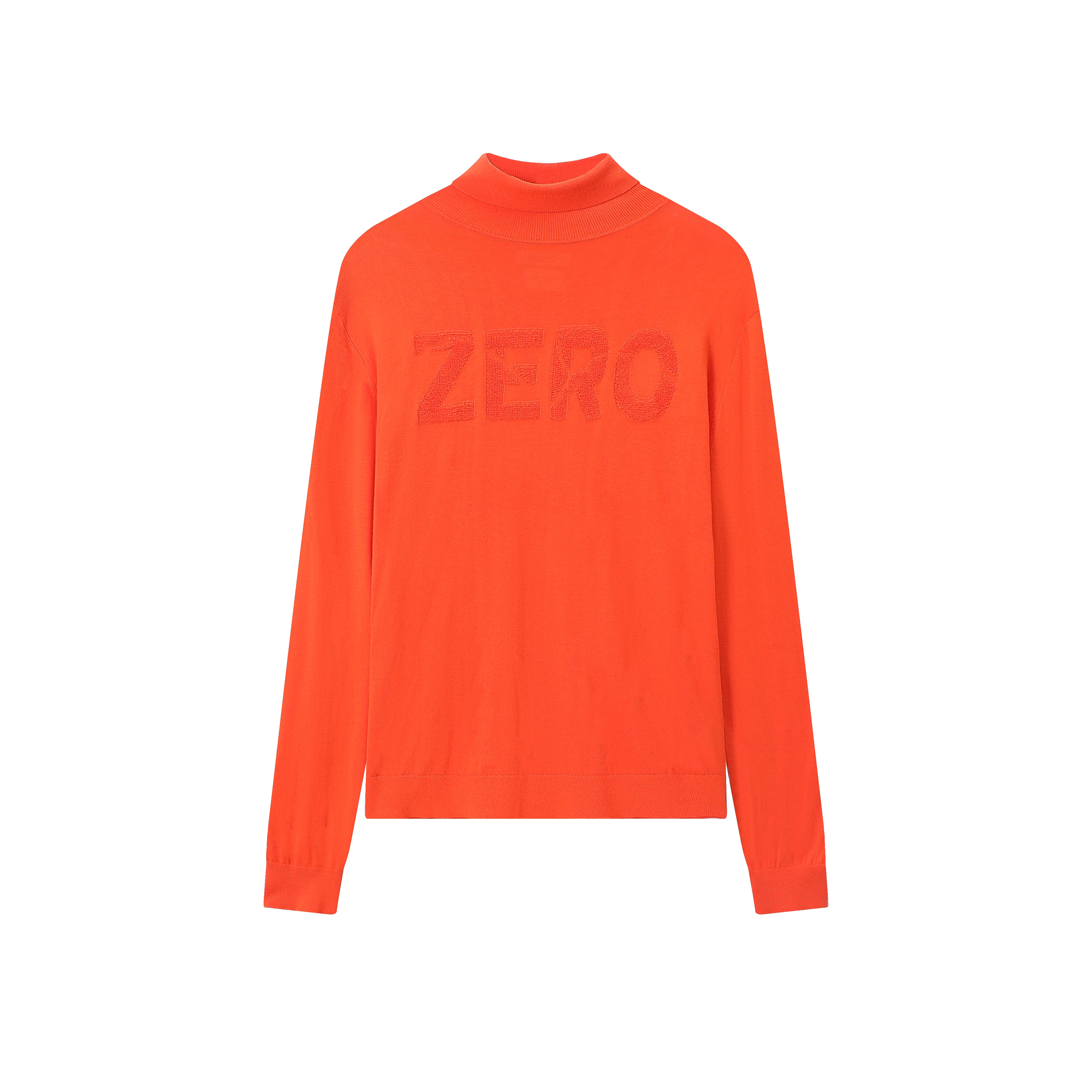 【TR】720-1033720打底 秋冬经典高领字母刺绣上衣 男女同款