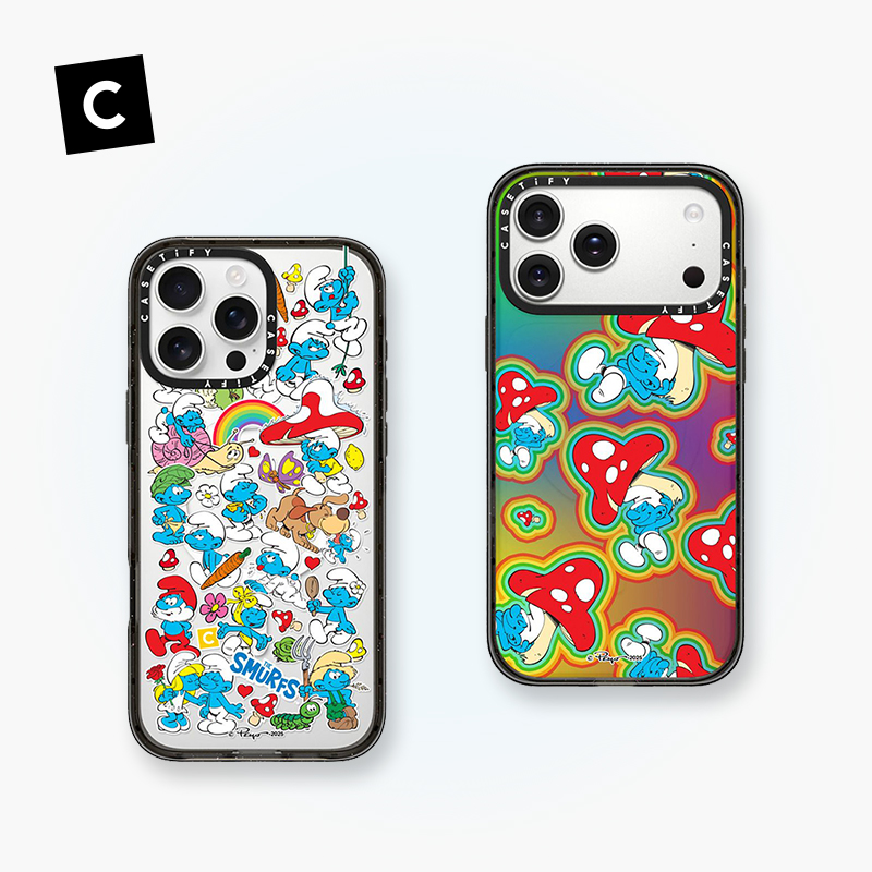 蓝精灵 × CASETiFY 联名系列手机壳保护套防摔苹果iPhone16/17