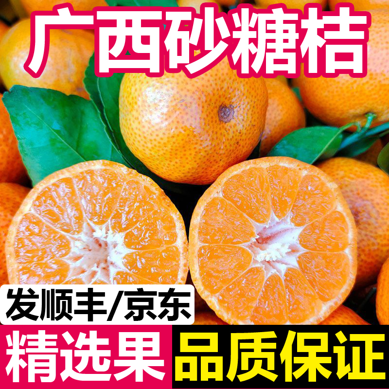 【顺丰/京东包邮】正宗广西沙糖桔新鲜砂糖橘5/8斤应季水果