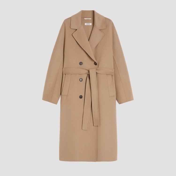 《孤品》厚款长袖毛呢外套撞色双面呢大衣呢大衣翻领气质女装