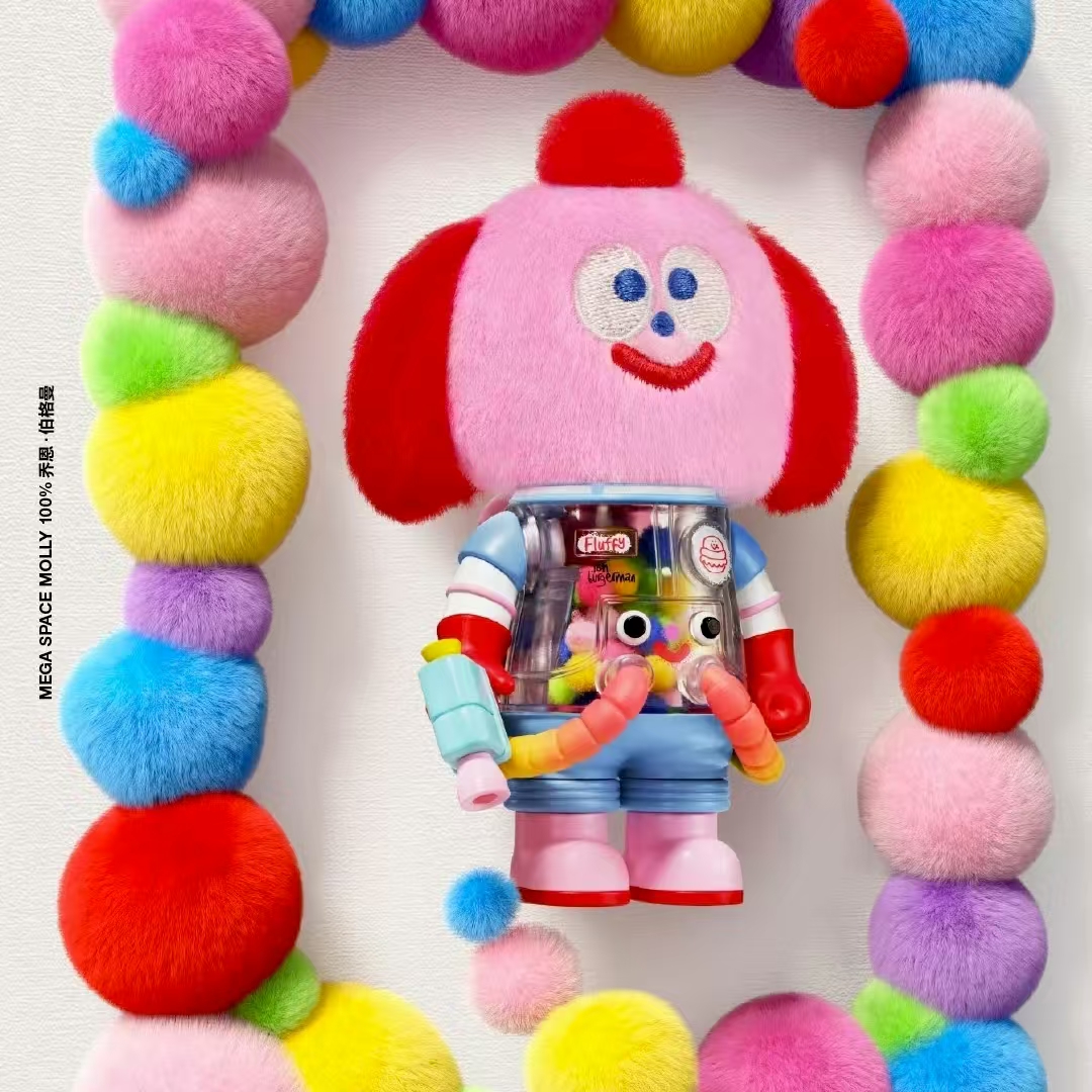 （拆盒）Molly100%周年系列4代潮玩盲盒手办摆件