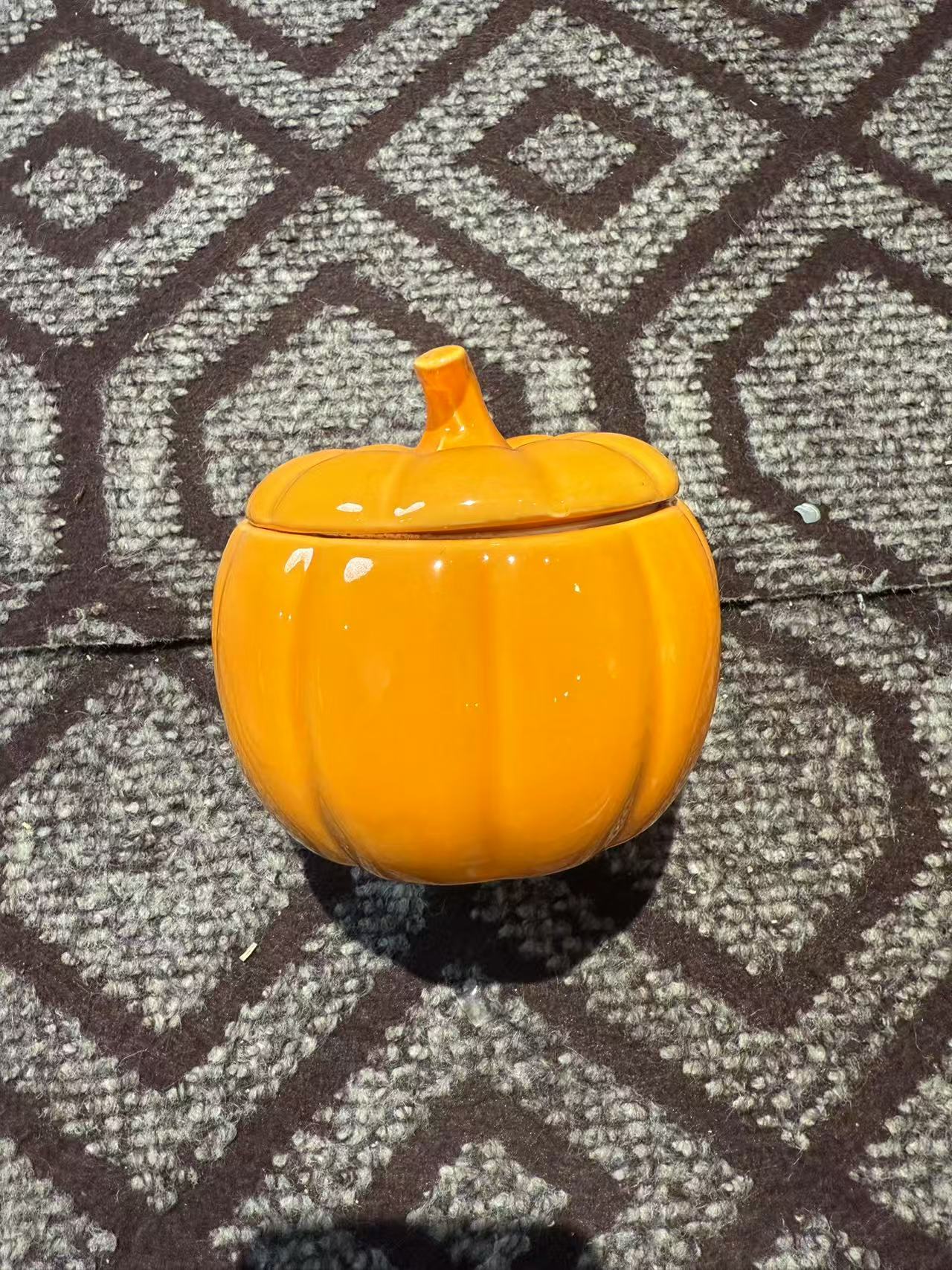 (代拍链接，所见即所得)黄釉陶瓷饰品盒