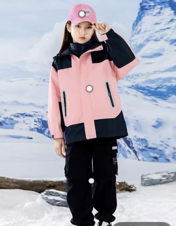 32006高端专享冬款休闲羽绒服粉色