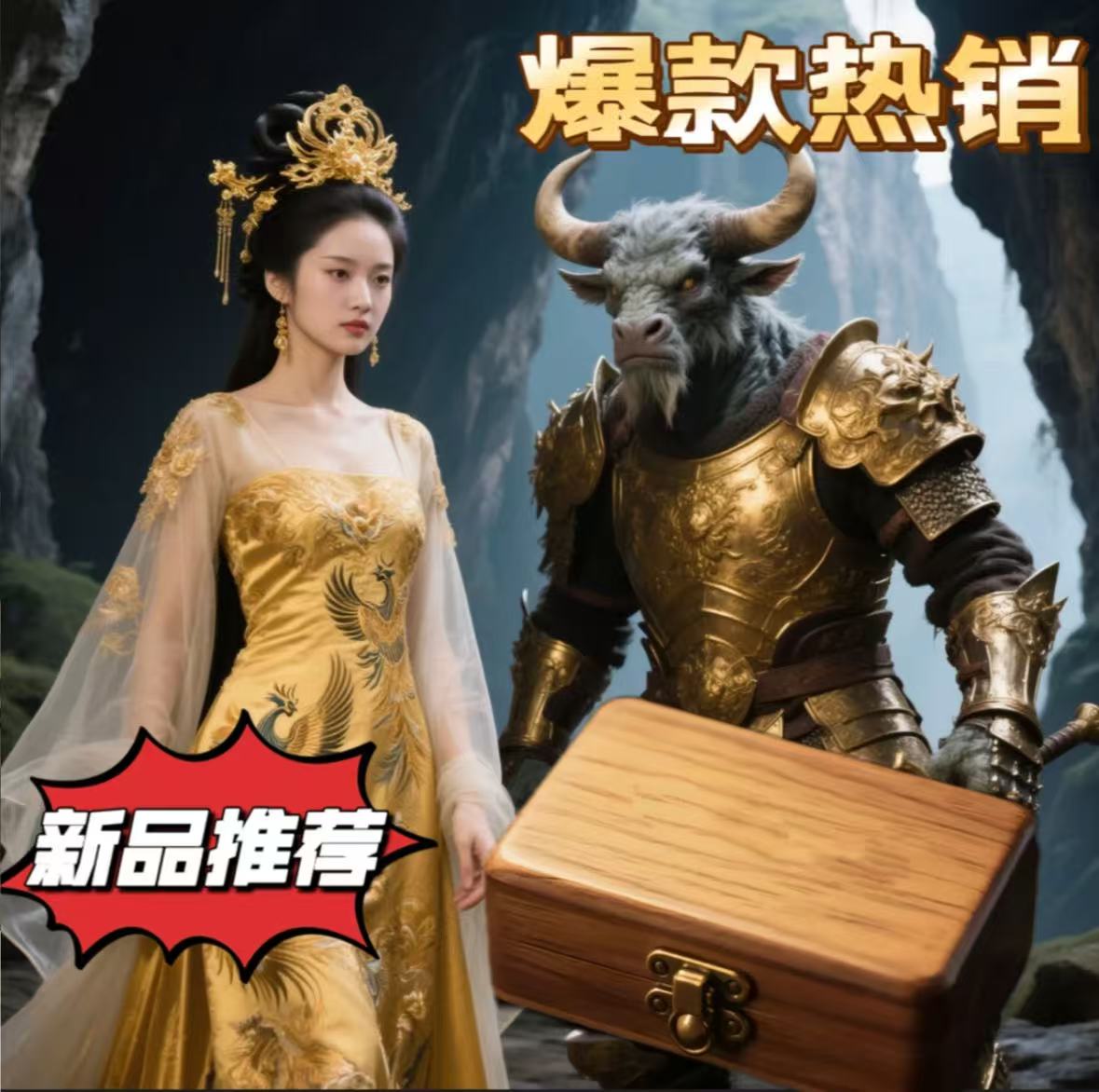 C黑胡桃木收纳整理盒带锁储物木盒子复古实木收纳箱收纳盒小盒子C