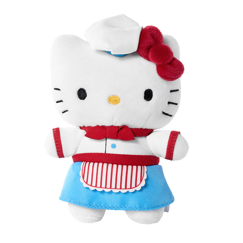 【生日礼物】名创优品Sanrio characters复古餐厅系列站姿毛绒挂饰商品图