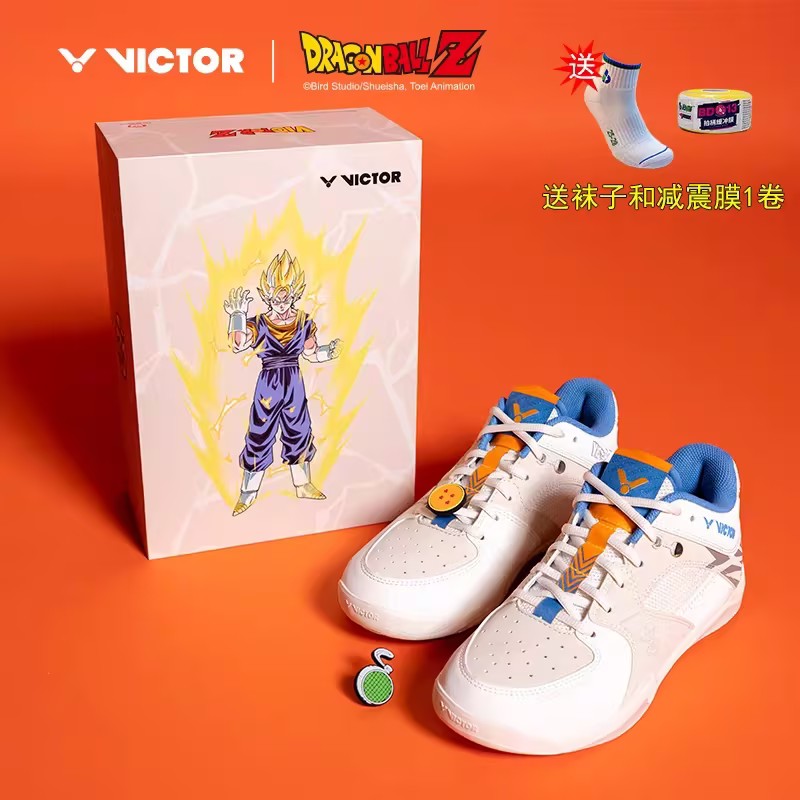 VICTOR威克多龙珠Z联名男女同款专业运动透气减震羽毛球鞋VG-DBZ