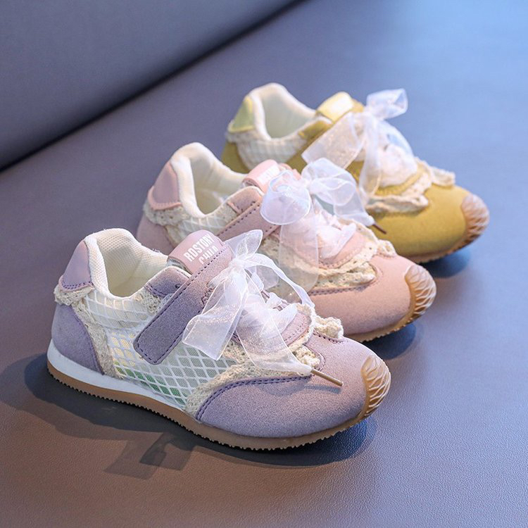 2025女童网鞋透气网面夏季儿童运动德训鞋女孩薄款网眼童鞋潮152