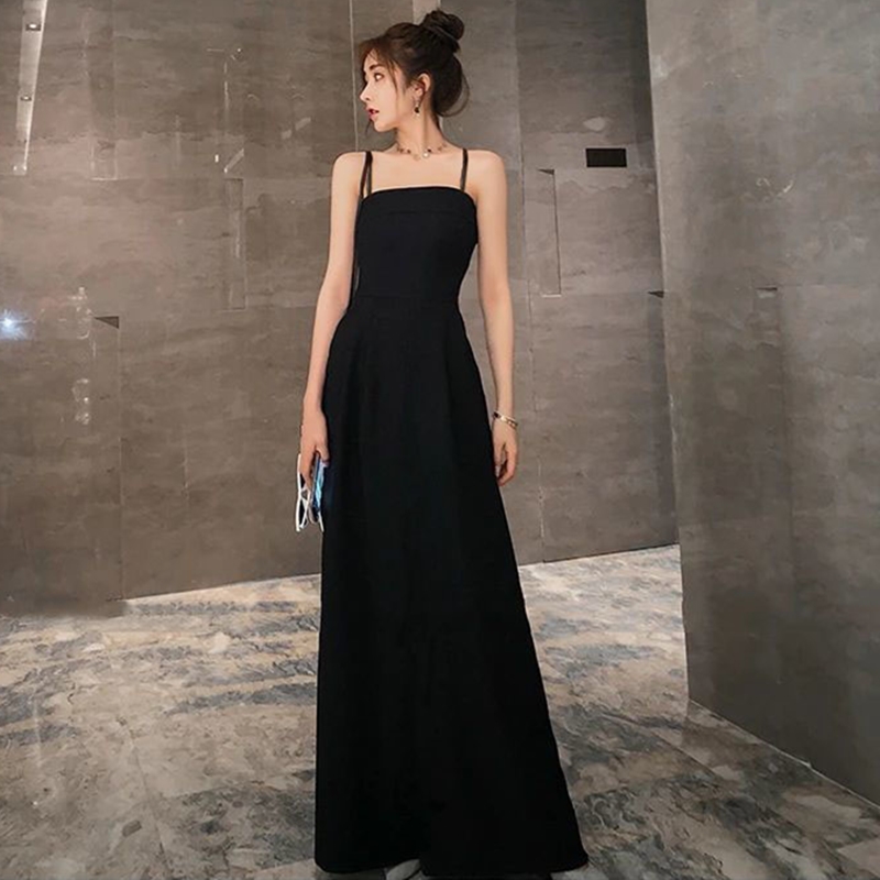 胖妹妹大码遮肚子显瘦吊带连衣裙女装夏季胖mm超长裙到脚踝200斤