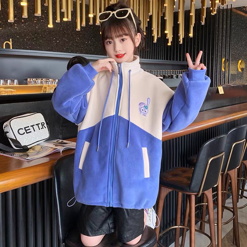 儿童女童秋外套加绒加厚