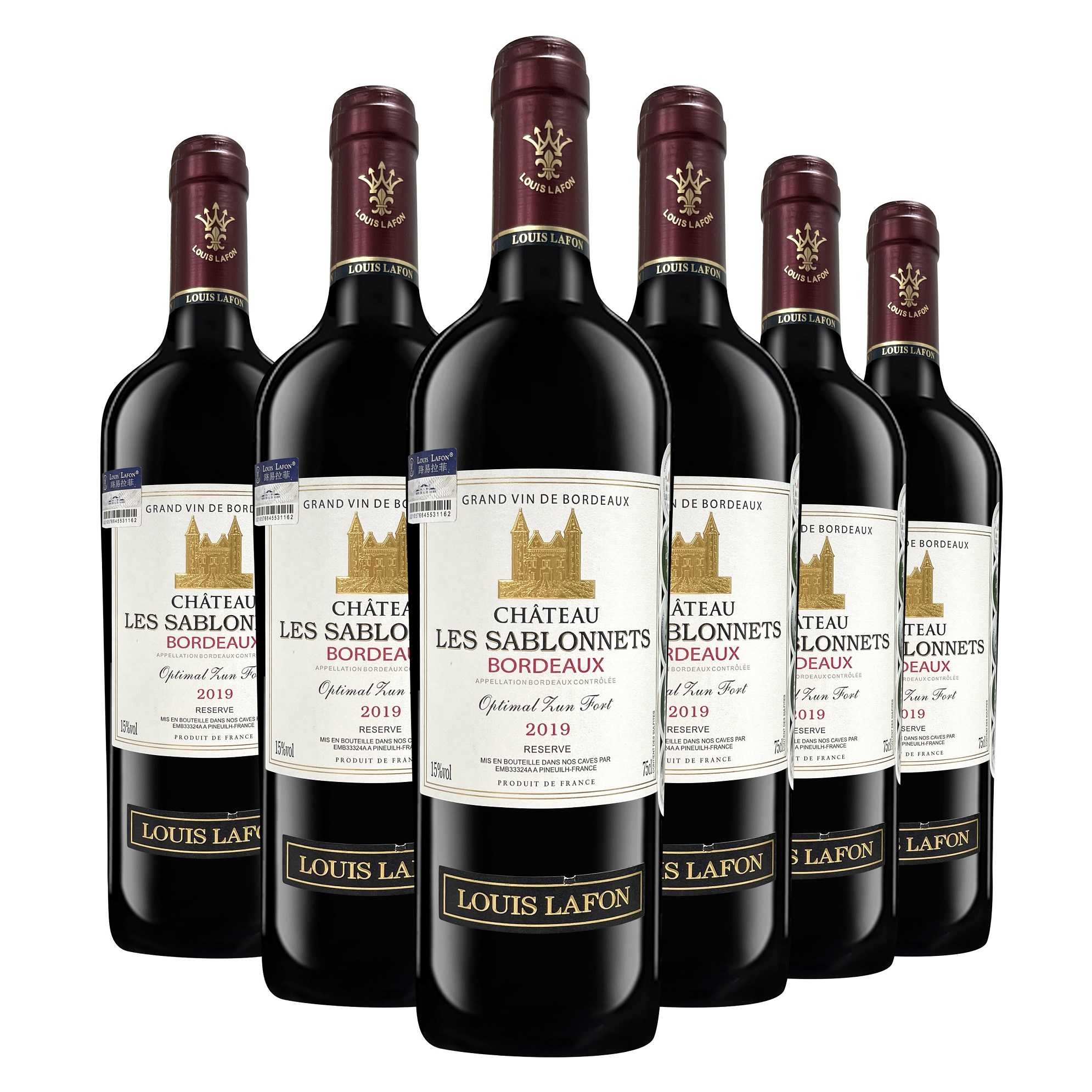 LOUIS LAFON/路易拉菲优樽堡珍藏波尔多干红葡萄750ml