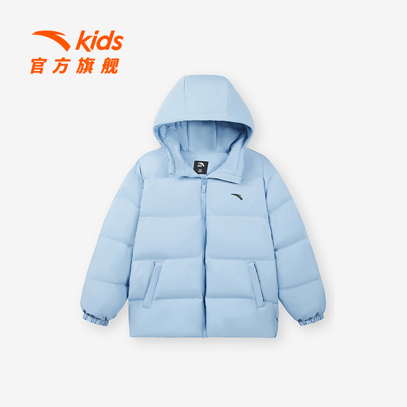 安踏儿童羽绒服防风保暖户外抗寒连帽羽绒服A352341909