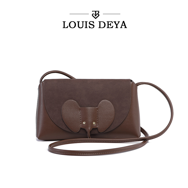 LOUIS DEYA2023新款女包女士单肩包百搭复古时尚潮流小包包B-3137