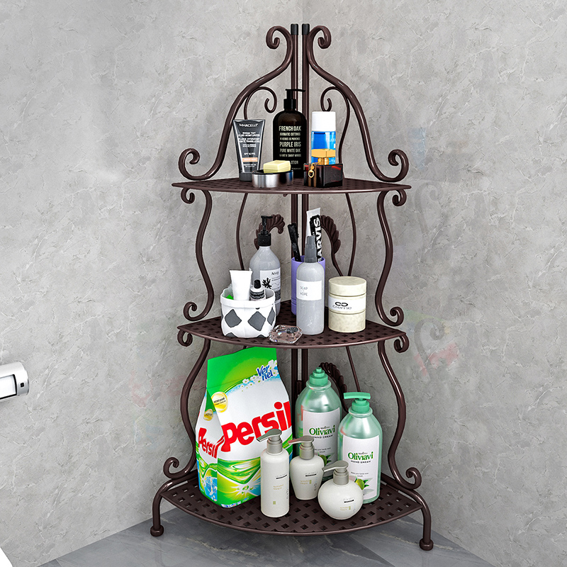 卫生间置物架子浴室夹缝收纳柜落地式厕洗手间可折叠储物架多功能