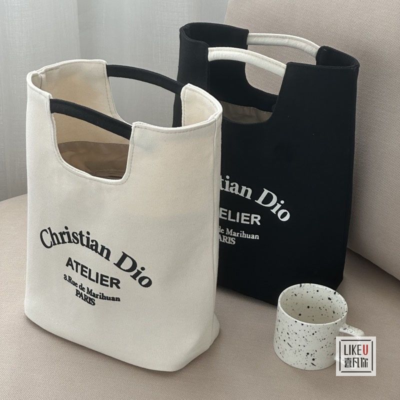 2023新款宝妈手提帆布包上班小拎包餐盒便当包学生休闲手拎包百搭