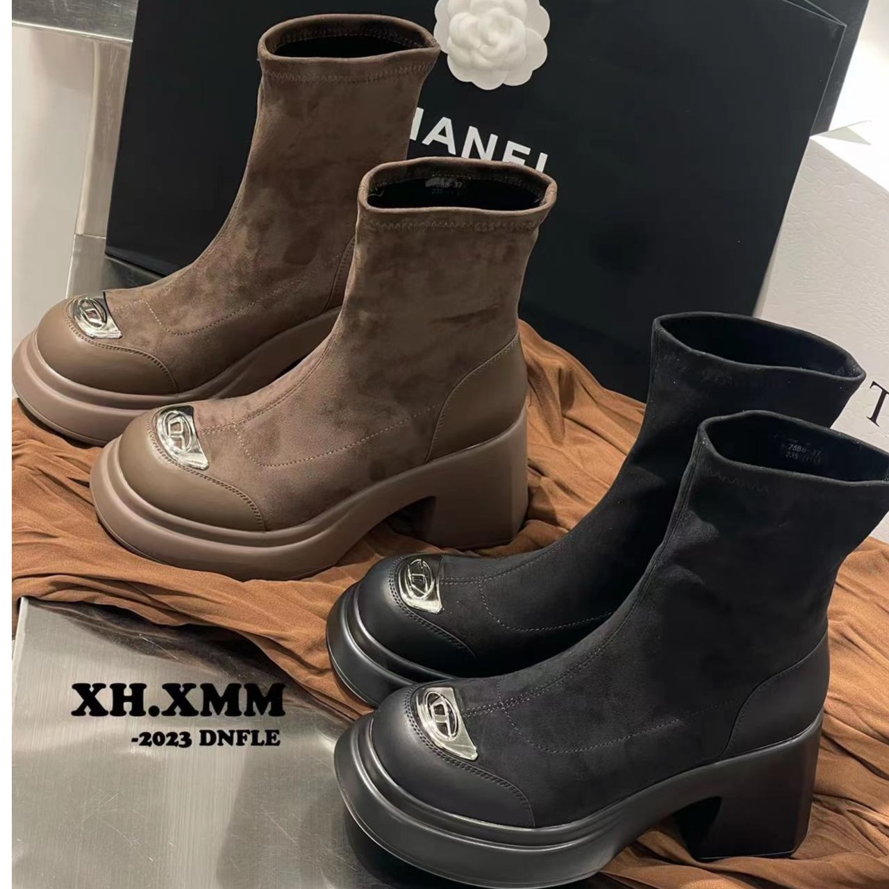 【安奈儿严选】设计师手工定制款7588-37