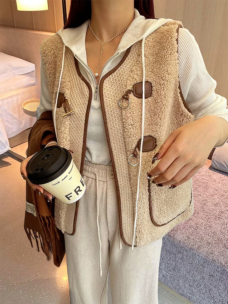 韩版百搭马夹2023秋冬季新款无袖坎肩潮流高档外套