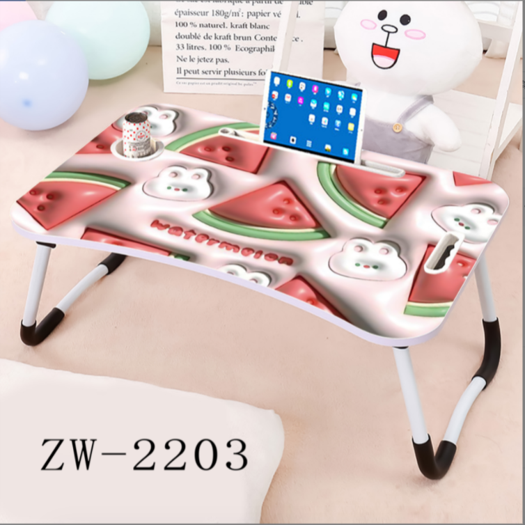 【果果】卡通3D立体图案抽屉款折叠防滑摆放折叠桌简易书桌儿童桌子